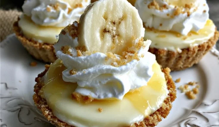 Mini Banana Cream Pies