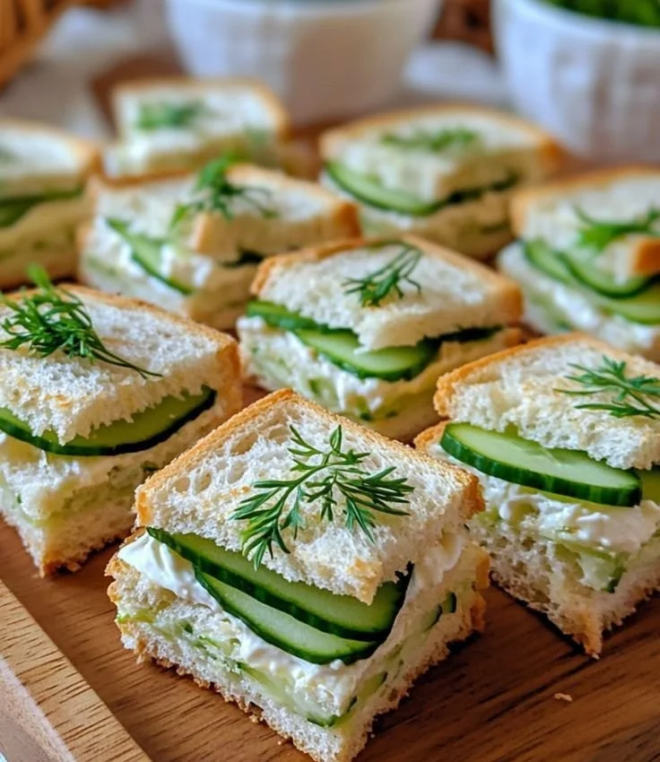 Mini Cucumber Sandwiches