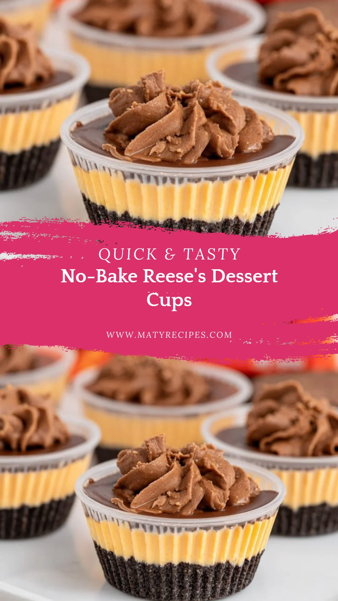 No-Bake Reese's Dessert Cups