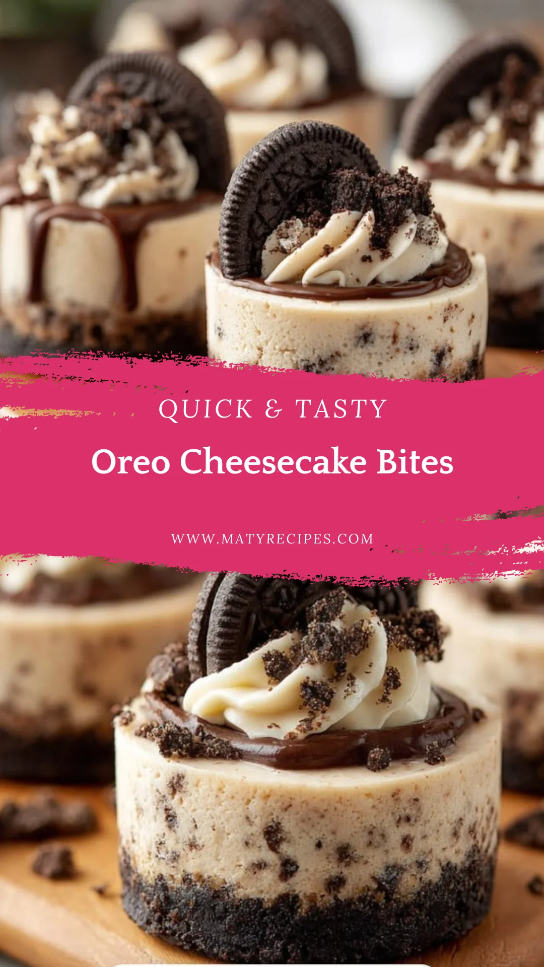 Oreo Cheesecake Bites