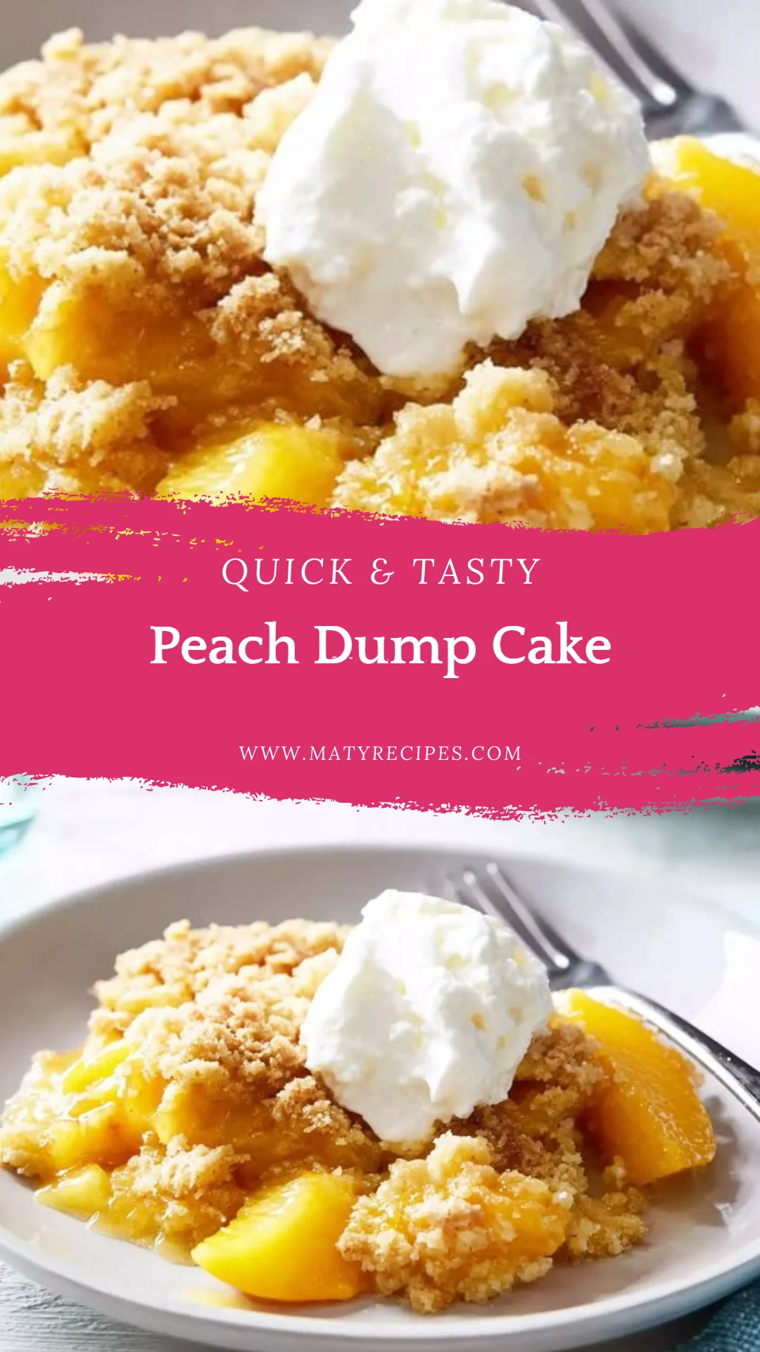 Peach Dump Cake