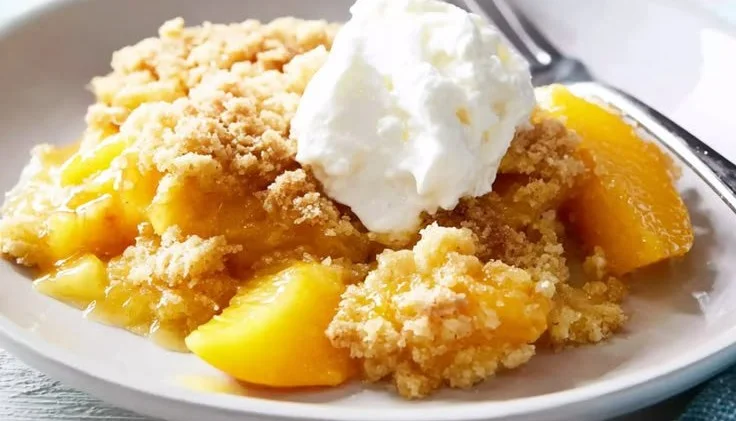 Peach Dump Cake