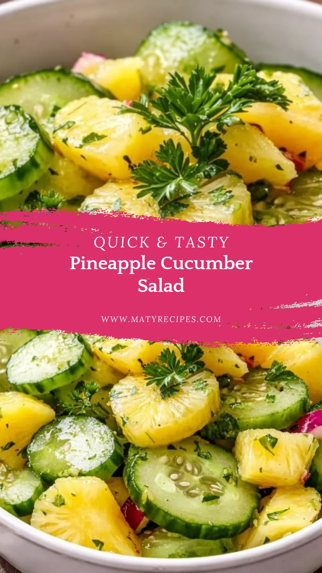 Pineapple Cucumber Salad