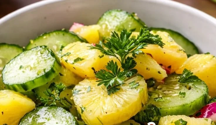 Pineapple Cucumber Salad