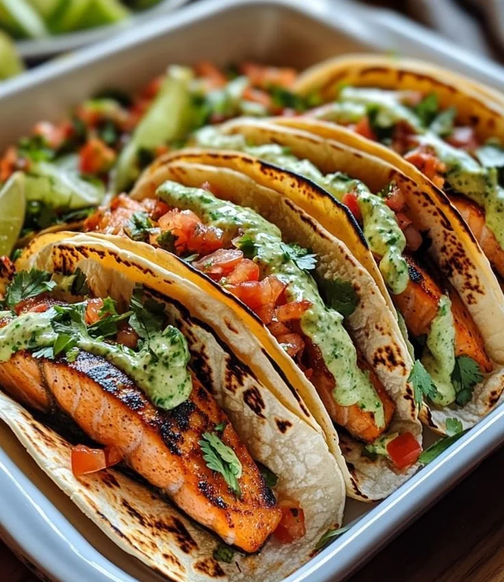 Salmon Tacos