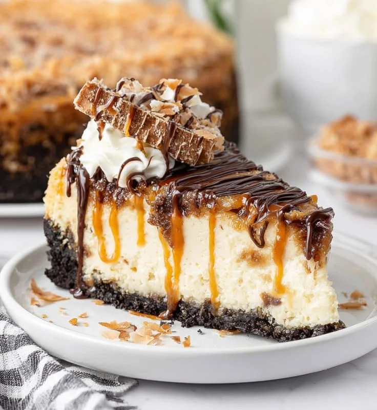 Samoa Cheesecake