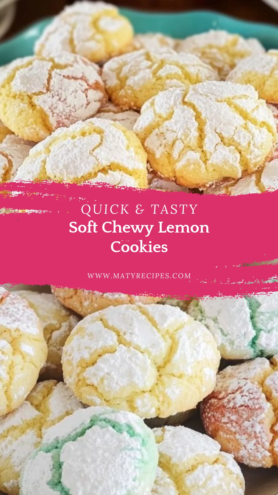 Soft Chewy Lemon Cookies