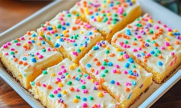 Soft Chewy Sugar Cookie Bars