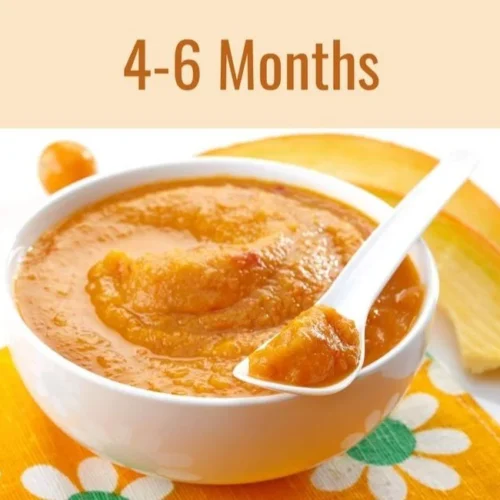 Stage 1 homemade baby food puree recipes for infants 4-6 months old.
