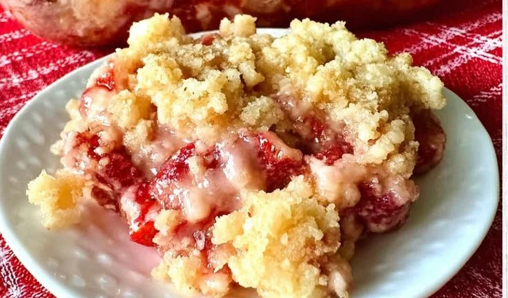 Strawberry Dump Cake