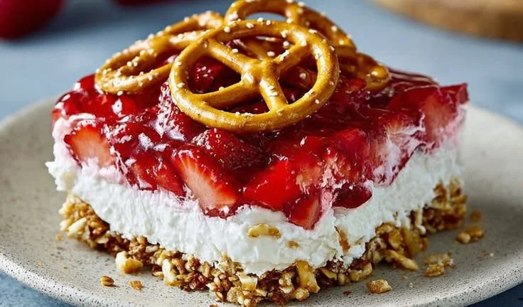 Strawberry Pretzel Salad