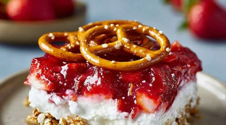 Strawberry Pretzel Salad