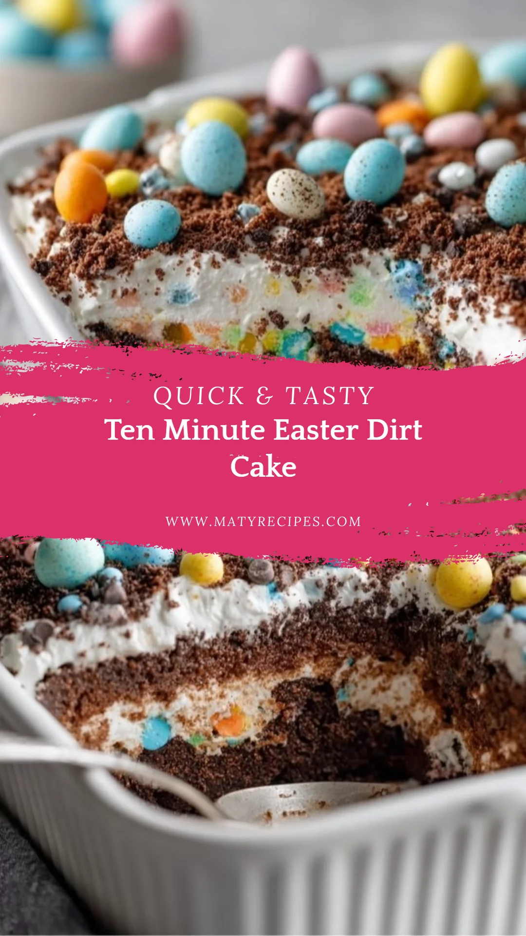 Ten Minute Easter Dirt Cake
