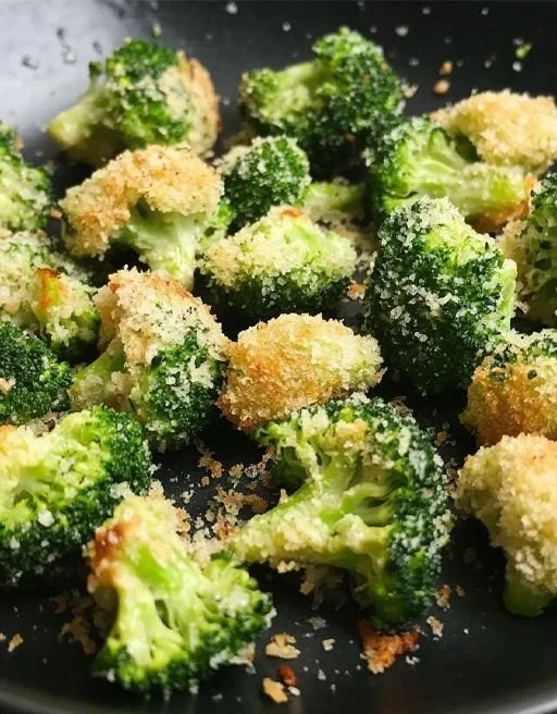 Air Fryer Garlic Parmesan Broccoli Bites