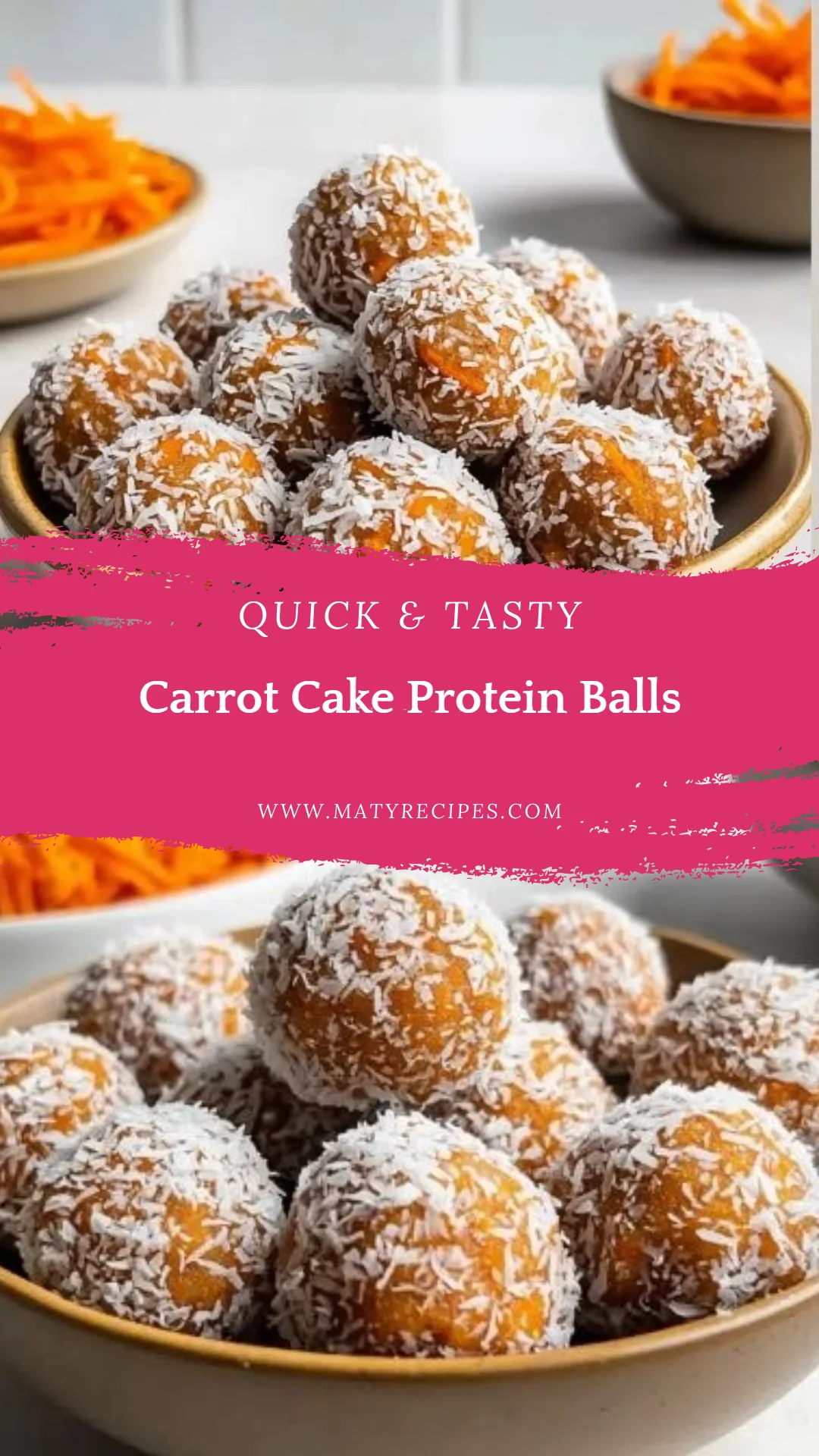 Carrot Cake Protein Balls