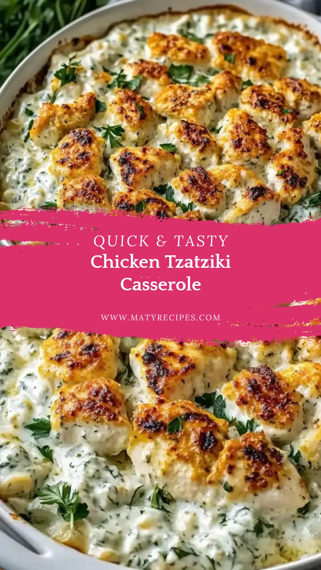 Chicken Tzatziki Casserole