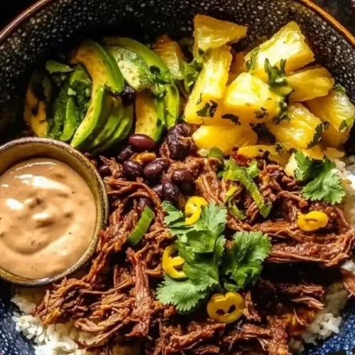 Chipotle Pineapple Pot Roast served with vegetables, showcasing a delicious recipe.