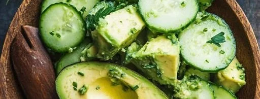 Creamy Avocado & Crisp Cucumber Salad