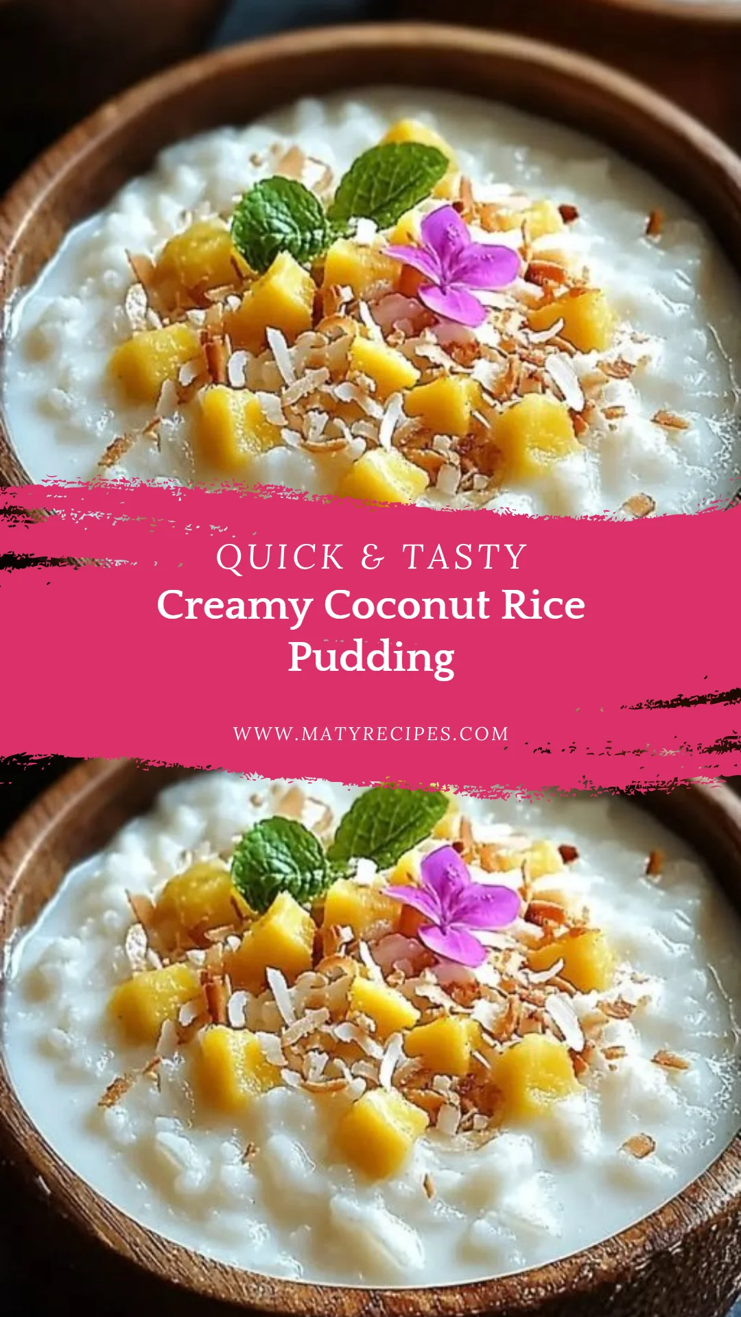 Creamy Coconut Rice Pudding
