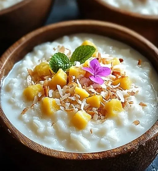 Creamy Coconut Rice Pudding