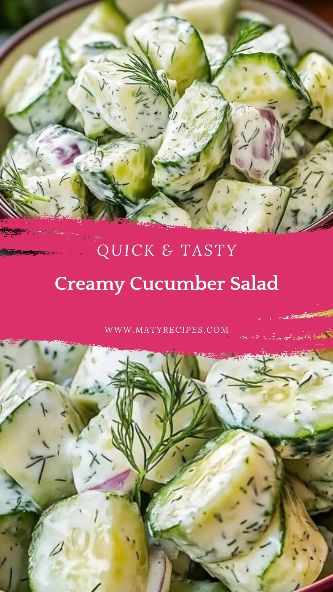 Creamy Cucumber Salad