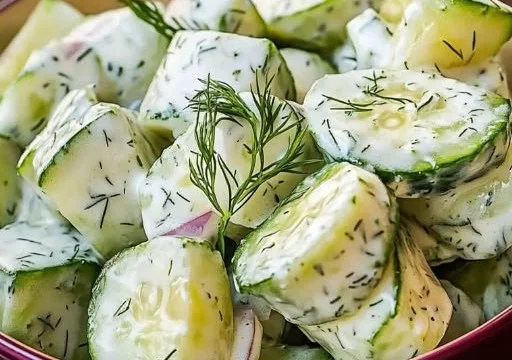 Creamy Cucumber Salad