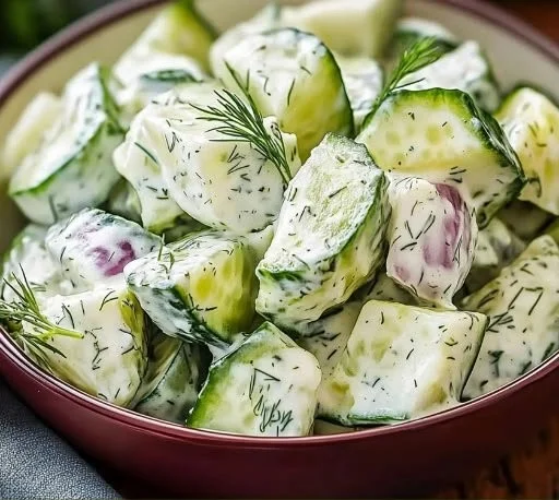 Creamy Cucumber Salad