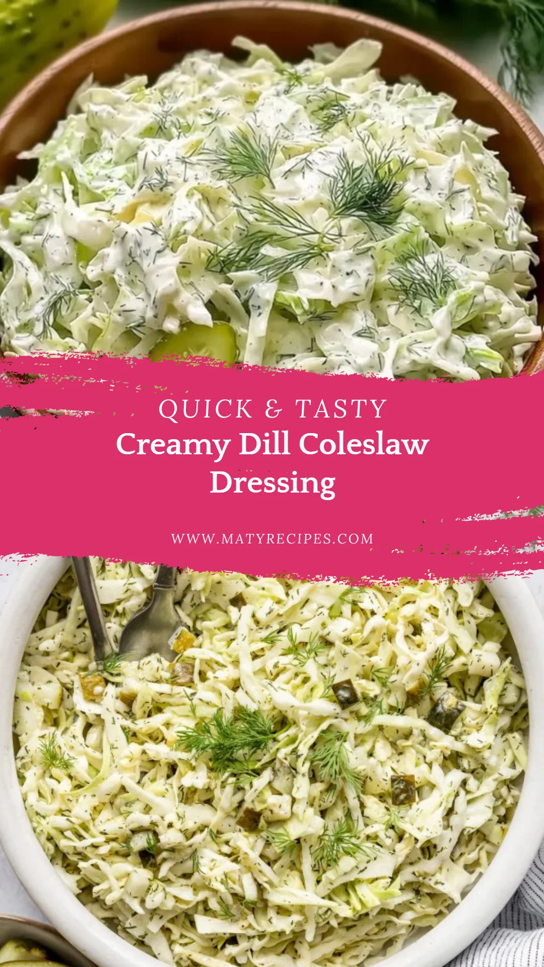 Creamy Dill Coleslaw Dressing
