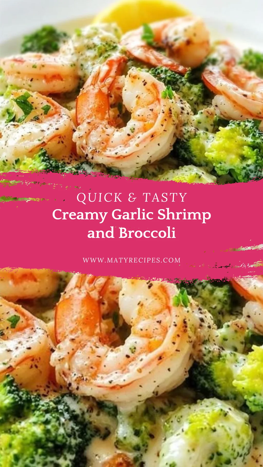 Creamy Garlic Shrimp and Broccoli
