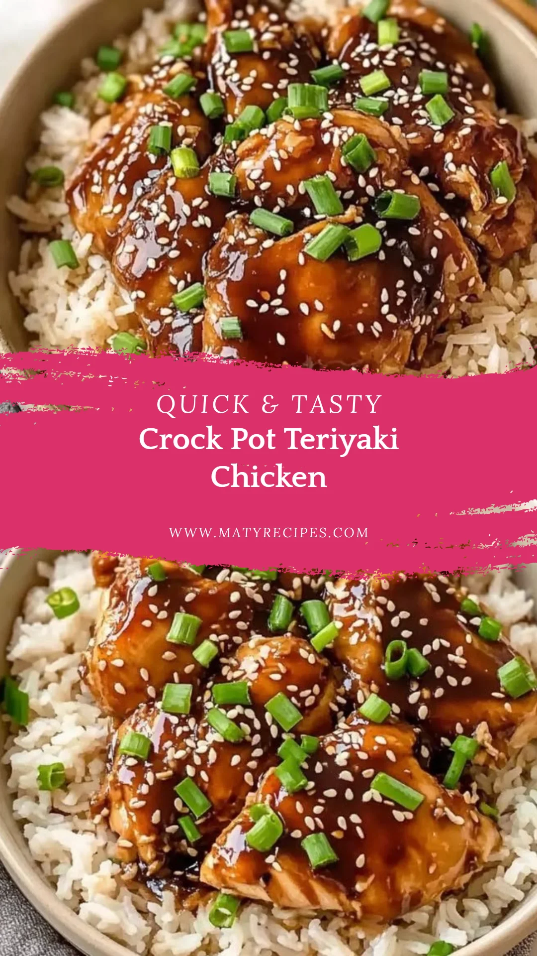 Crock Pot Teriyaki Chicken