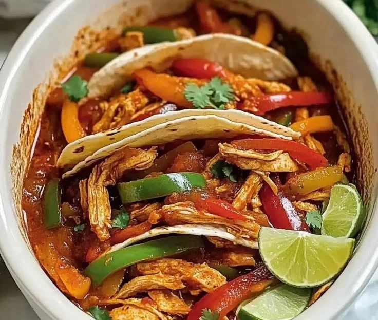 Crockpot Chicken Fajitas