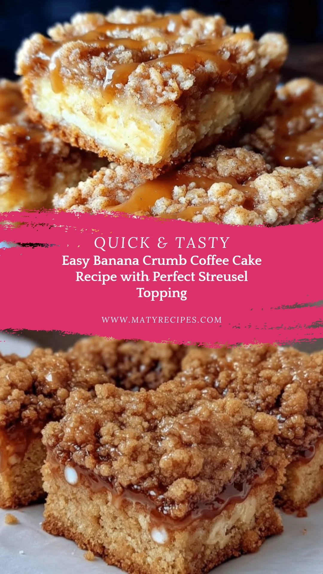 Easy Banana Crumb Coffee Cake Recipe with Perfect Streusel Topping