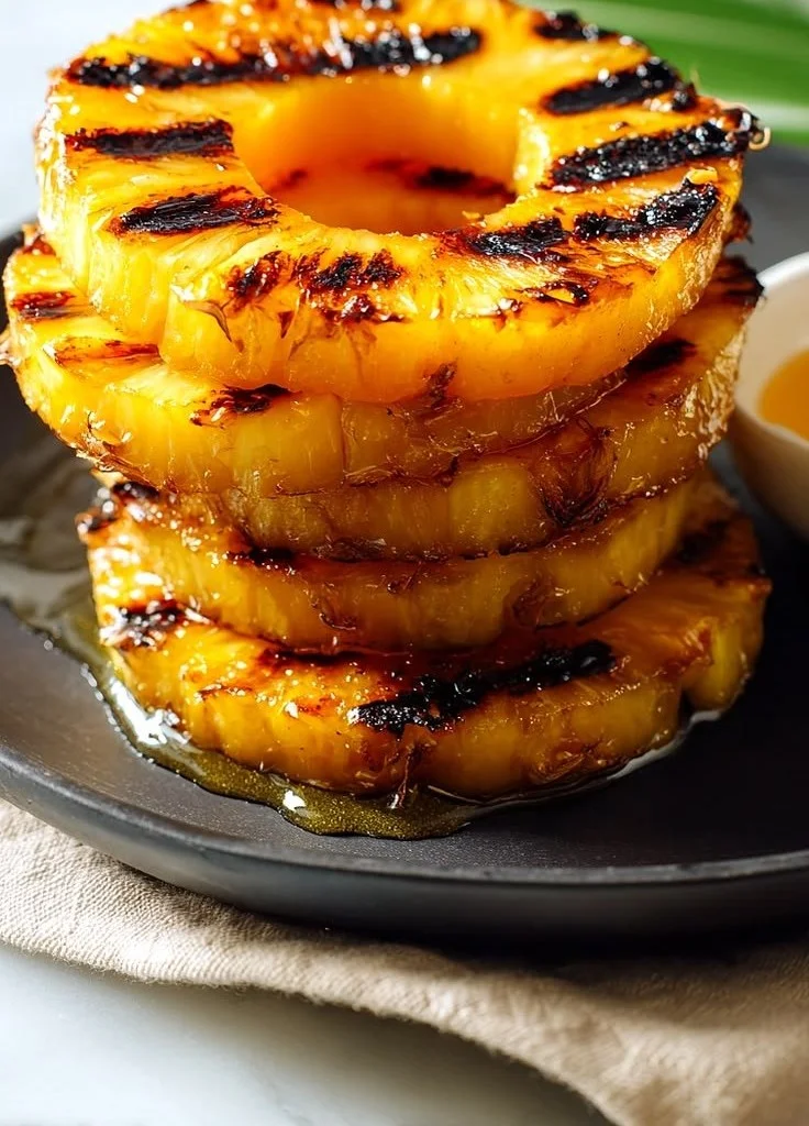 Easy Grilled Pineapple Rings