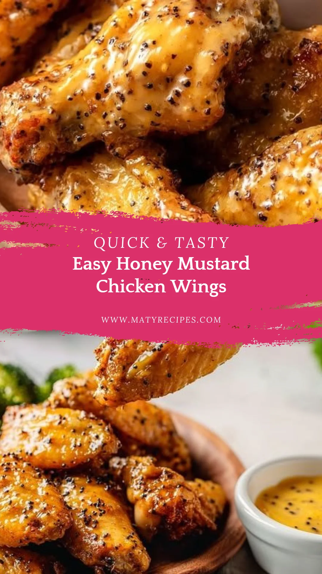 Easy Honey Mustard Chicken Wings