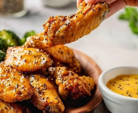 Easy Honey Mustard Chicken Wings