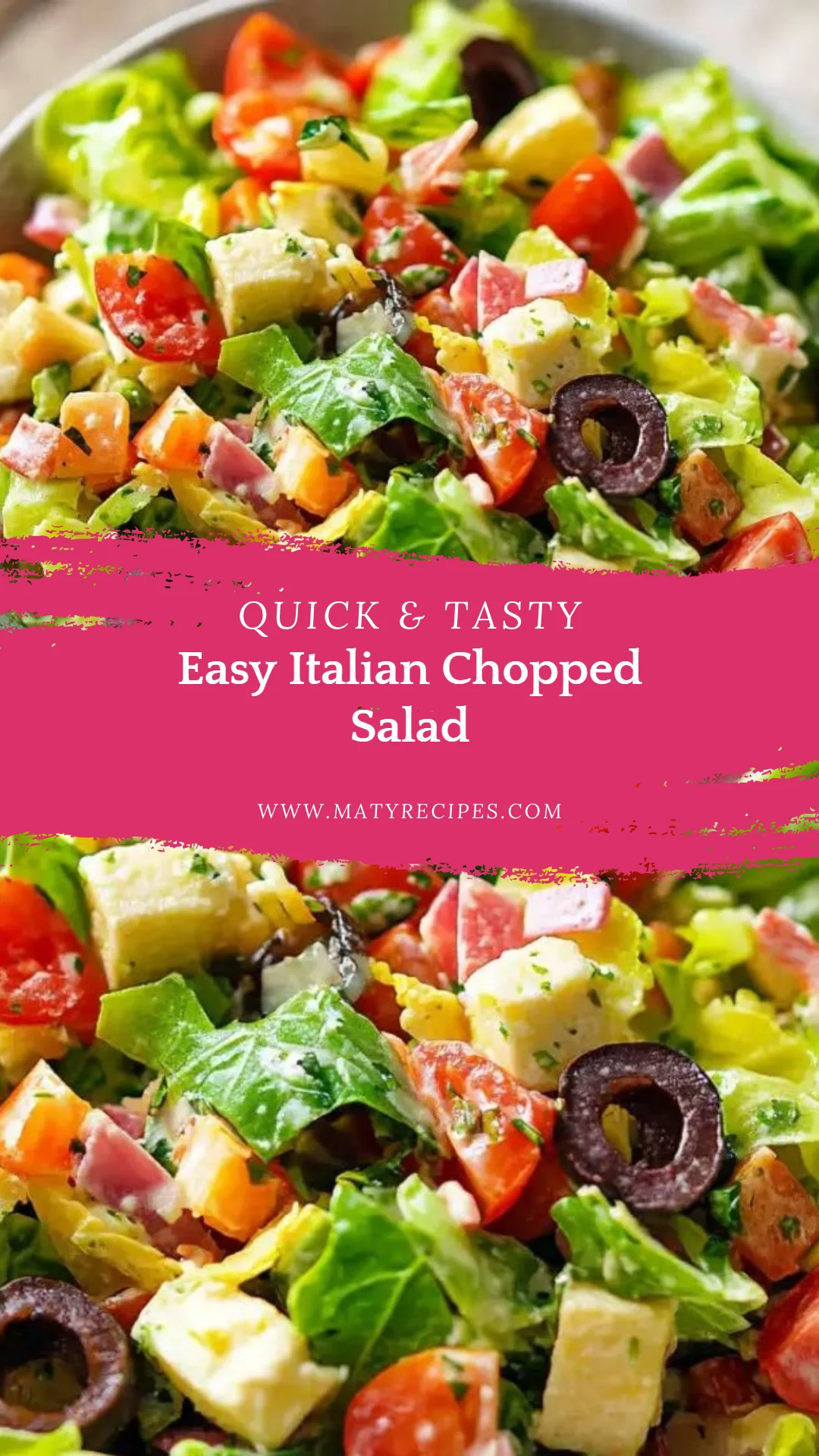 Easy Italian Chopped Salad