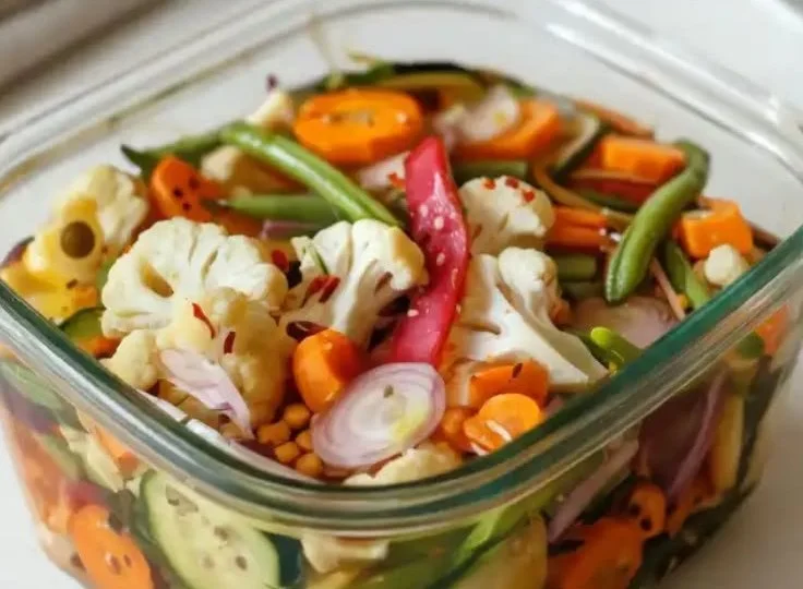 Easy Refrigerator Pickled Vegetables