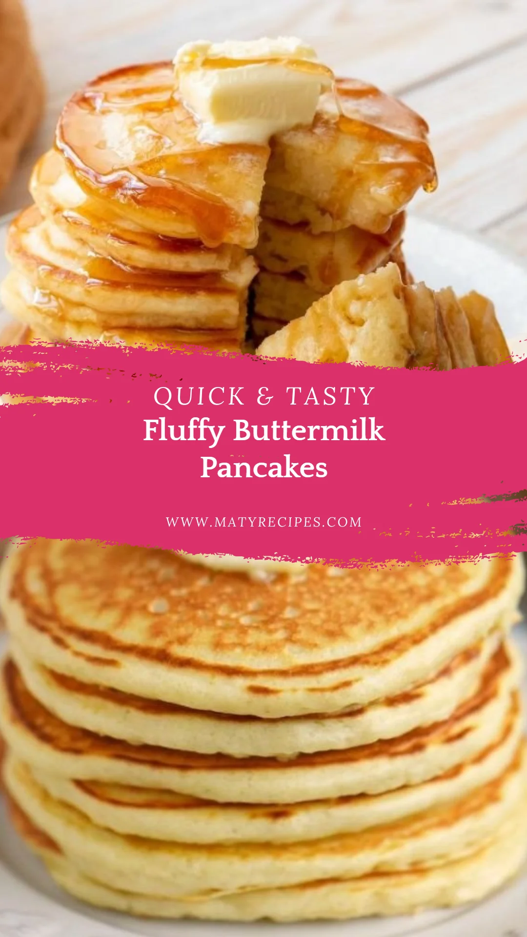 Fluffy Buttermilk Pancakes