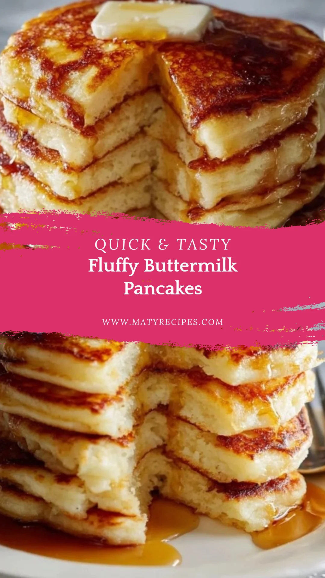 Fluffy Buttermilk Pancakes