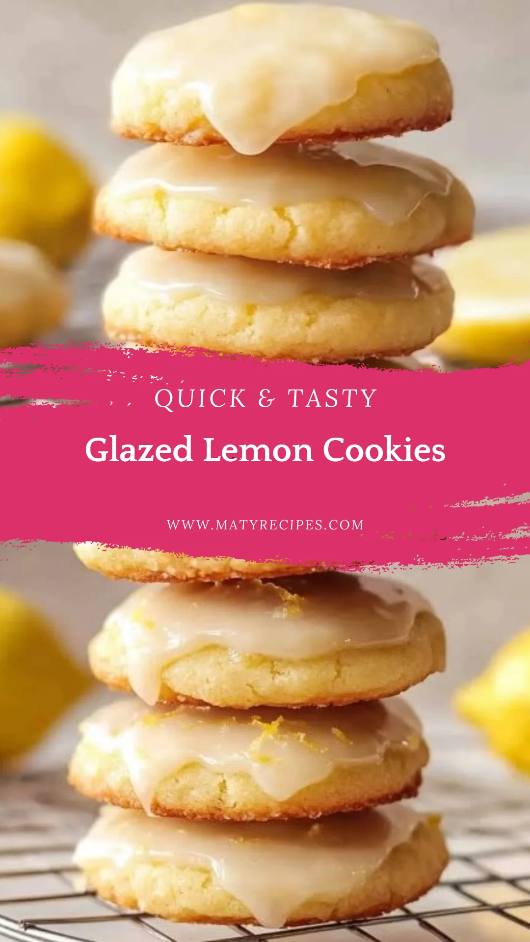 Glazed Lemon Cookies