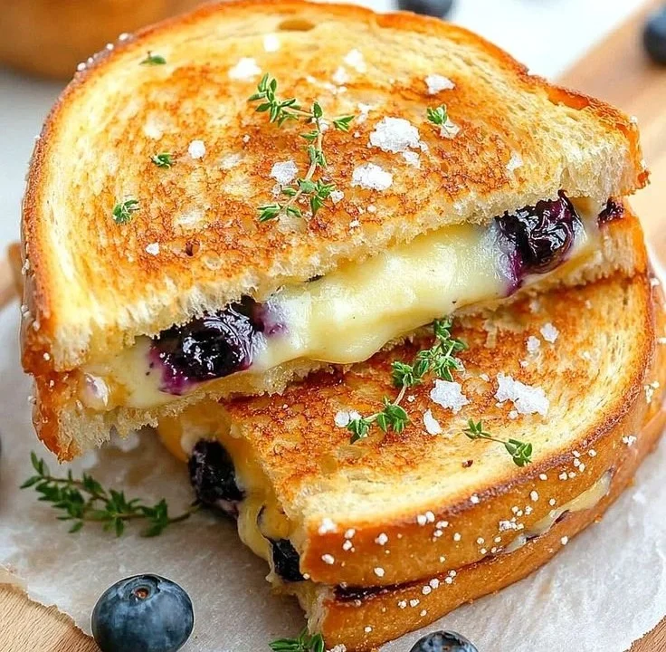 Gourmet Blueberry Grilled Cheese