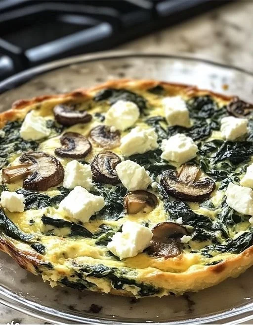 Healthy Feta Spinach Quiche – No Crust, No Guilt