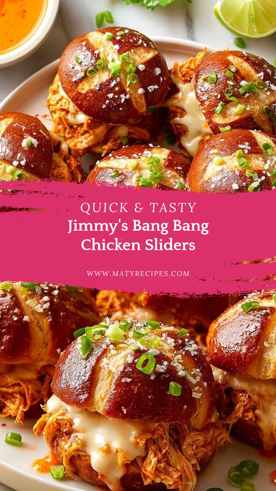 Jimmy's Bang Bang Chicken Sliders