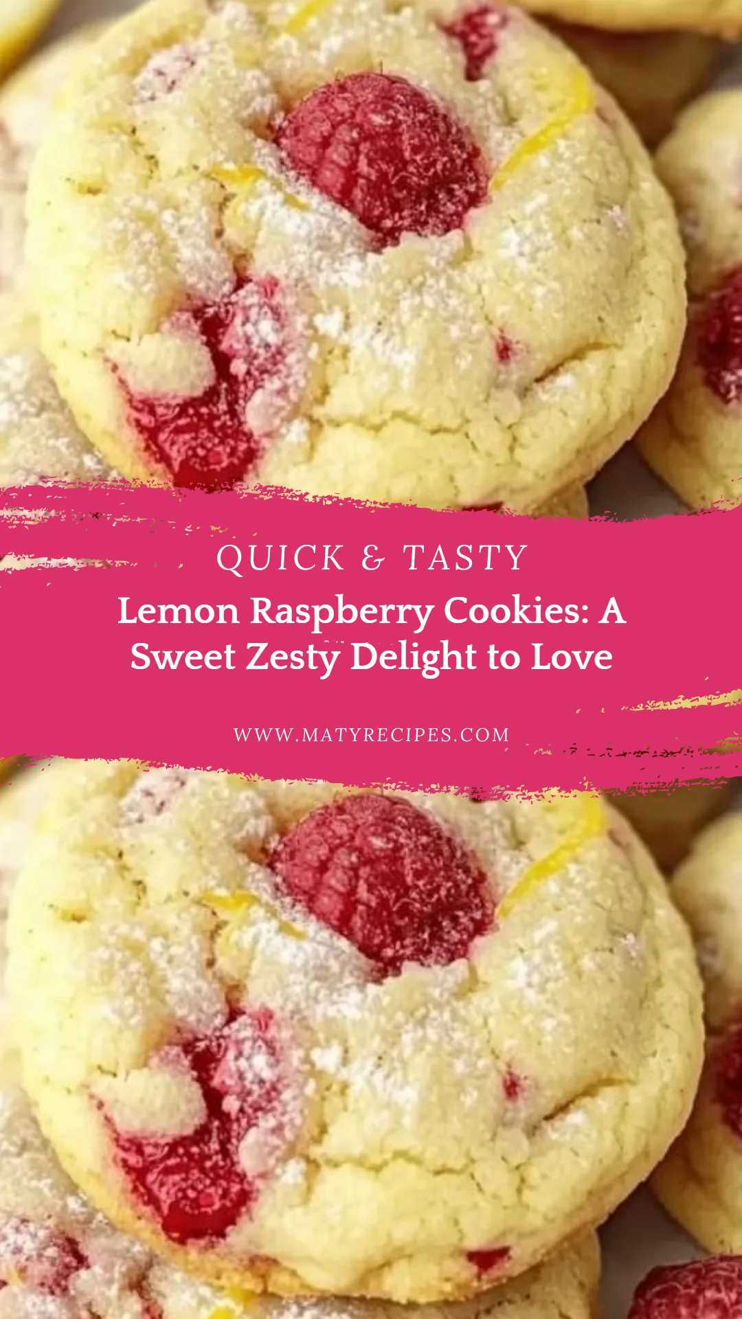 Lemon Raspberry Cookies: A Sweet Zesty Delight to Love
