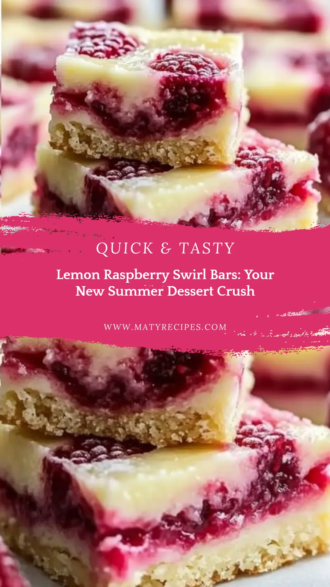Lemon Raspberry Swirl Bars: Your New Summer Dessert Crush
