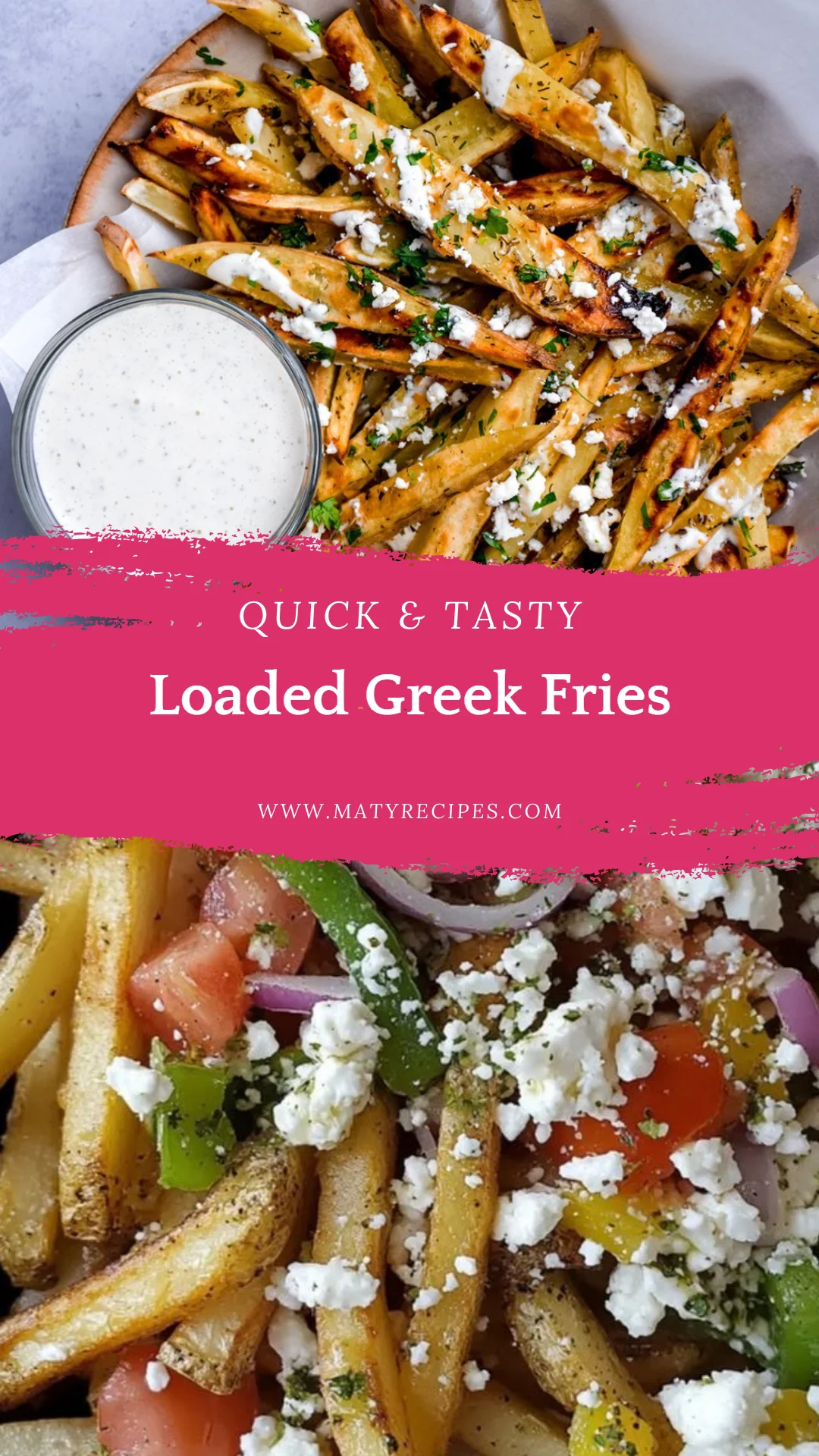 Loaded Greek Fries