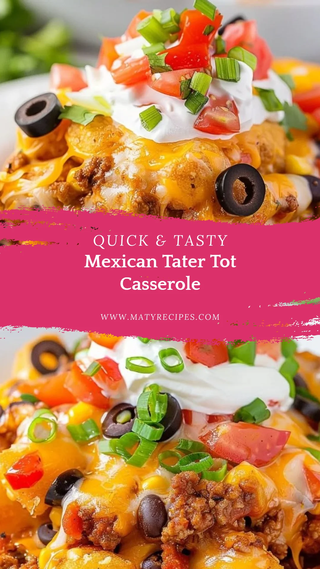 Mexican Tater Tot Casserole