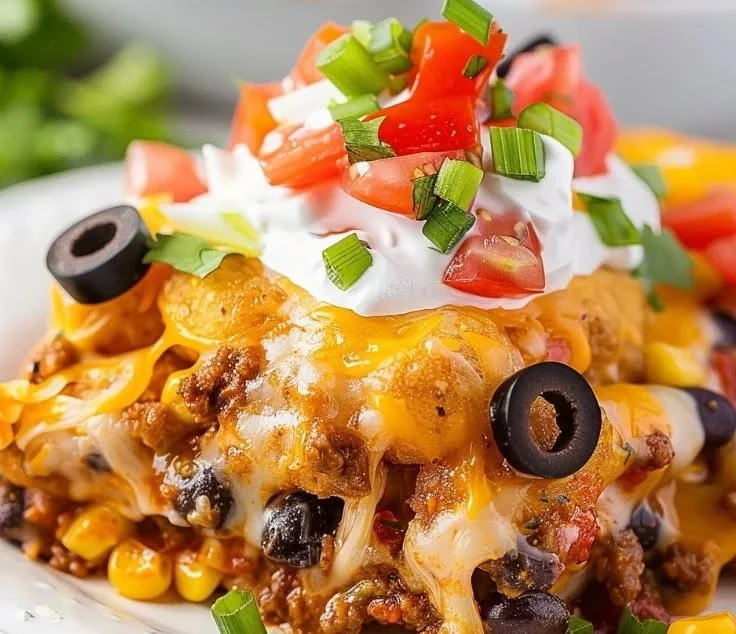 Mexican Tater Tot Casserole