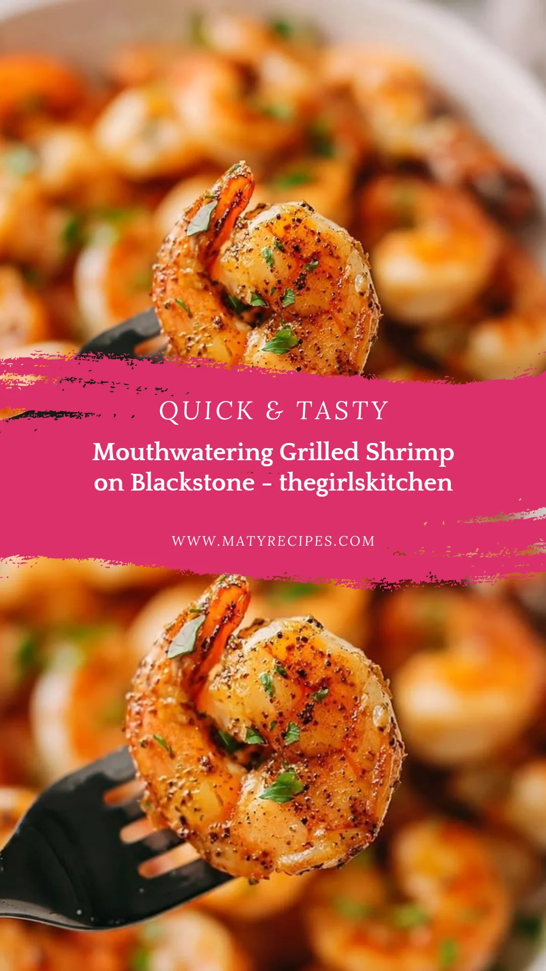 Mouthwatering Grilled Shrimp on Blackstone - thegirlskitchen