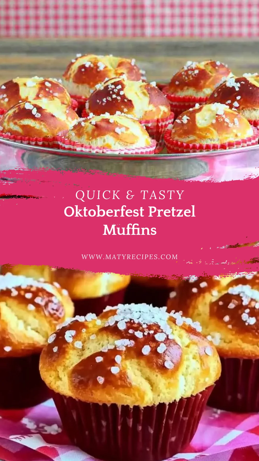 Oktoberfest Pretzel Muffins
